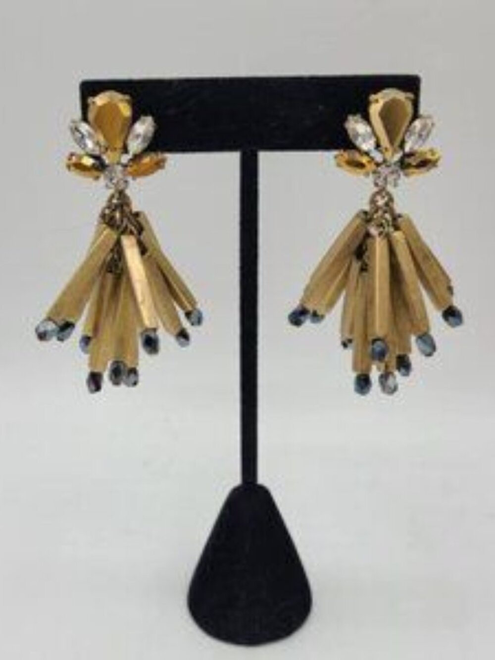 J Crew Vintage Matchstick earrings.